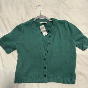NWT Abercrombie short sleeve cardigan